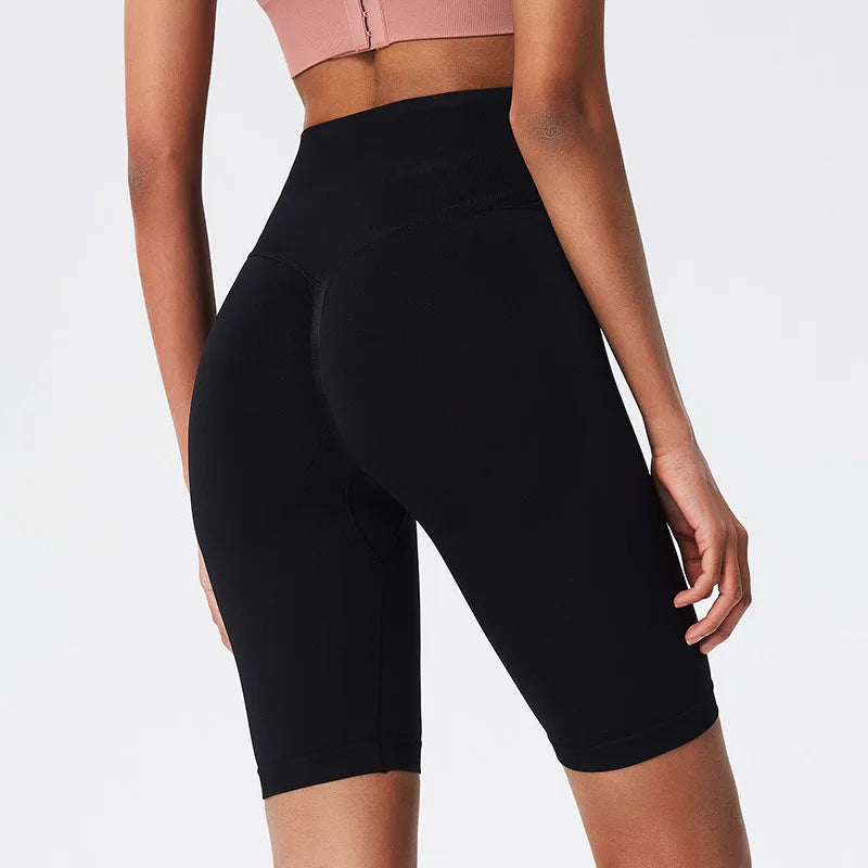 Short Legging de Sport Taille Haute