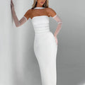 Robe bustier blanche