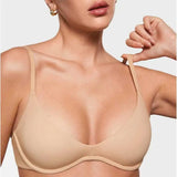 Soutien-gorge sans armatures décolleté profond sans rembourrage
