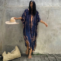 Caftan de Plage Motif Rayé