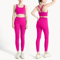 Ensemble Legging et Brassière Dos Nu Sport