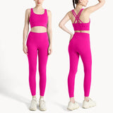 Ensemble Legging et Brassière Dos Nu Sport