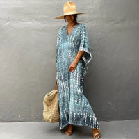 Caftan de Plage Motif Rayé