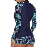 Maillot de Bain Manche Longue 2 Pièces