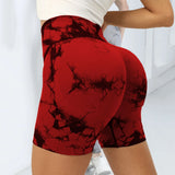 Short Legging Sport Femme Push Up Tie-Dye
