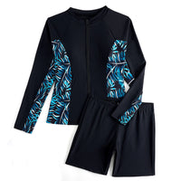 Maillot de Bain Manche Longue Veste Zippée