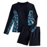 Maillot de Bain Manche Longue Veste Zippée