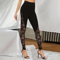 Legging Transparent Dentelle