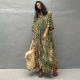 Caftan de Plage Motif Rayé