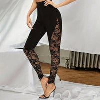 Legging Transparent Dentelle