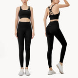 Ensemble Legging et Brassière Dos Nu Sport