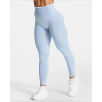 Legging Push Up Gainant Taille Haute à Liseré Blanc