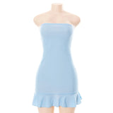 Robe Bustier Bleu