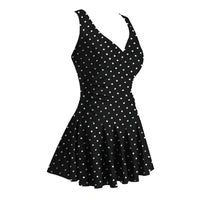 Maillot de Bain Gainant Robe Jupette Évasée.