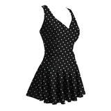Maillot de Bain Gainant Robe Jupette Évasée.