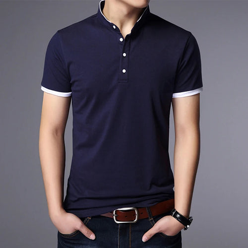 Polo Col Officier Mao