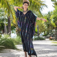 Caftan de Plage Motif Rayé