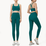 Ensemble Legging et Brassière Dos Nu Sport