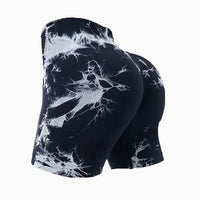 Short Legging Sport Femme Push Up Tie-Dye