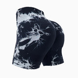 Short Legging Sport Femme Push Up Tie-Dye
