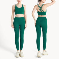Ensemble Legging et Brassière Dos Nu Sport