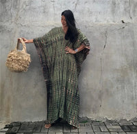Caftan de Plage Motif Rayé