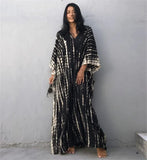 Caftan de Plage Motif Rayé