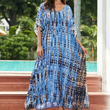 Caftan de Plage Motif Rayé