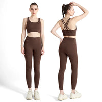 Ensemble Legging et Brassière Dos Nu Sport
