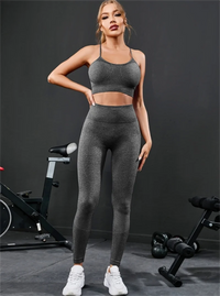 Ensemble Legging et Brassière Croisée