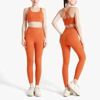 Ensemble Legging et Brassière Dos Nu Sport