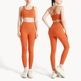 Ensemble Legging et Brassière Dos Nu Sport