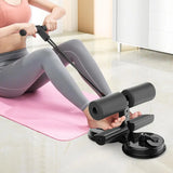 Barre d'Abdominaux à Ventouse avec Option Rameur