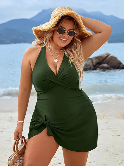 Maillot Tankini Grande Taille Amincissant