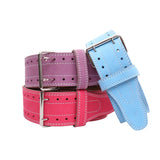 Ceinture Haltérophilie Femme Double Ardillons