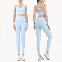 Ensemble Legging et Brassière Dos Nu Sport