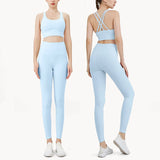 Ensemble Legging et Brassière Dos Nu Sport