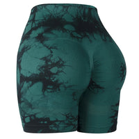 Short Legging Sport Femme Push Up Tie-Dye