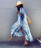 Caftan de Plage Motif Rayé