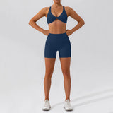 Ensemble Tenue de Sport Femme Crop Top
