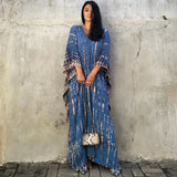 Caftan de Plage Motif Rayé