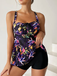 Flower Pattern Tankini 
