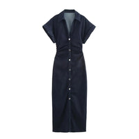 Robe Chemise Jean Femme