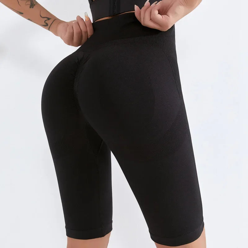 Short Legging Femme Taille Haute