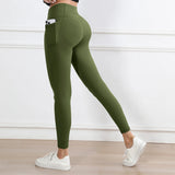 Legging de Sport Gainant Ventre Plat Compression