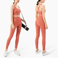 Ensemble Legging et Brassière Dos Nu Sport
