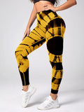 Legging Gainant Motif Rayé