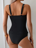 Tankini Maillot de Bain 2 Pièces Couvrant le Ventre