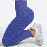 Legging femme Laine Texturé Effet Push Up Taille Haute