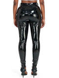 Legging Simili Cuir Brillant